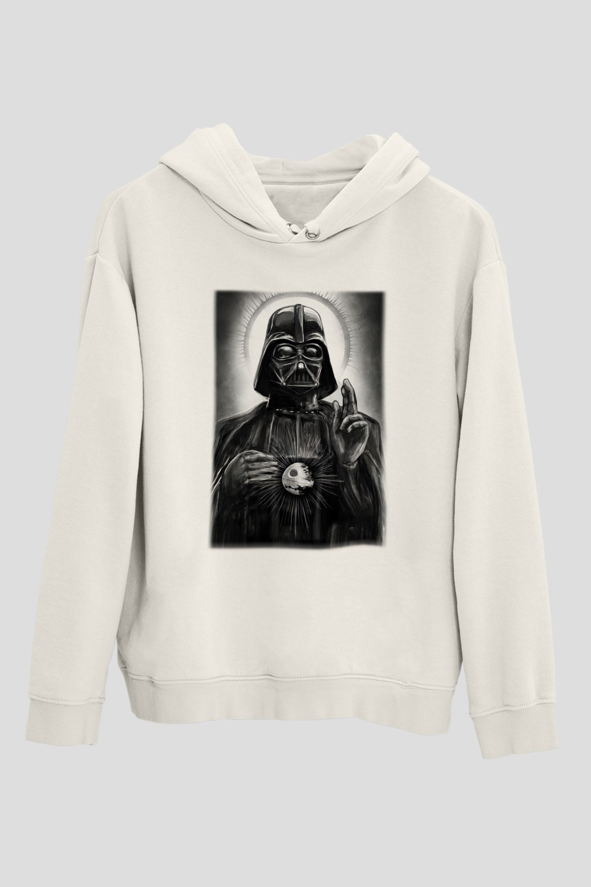 Star Wars Beyaz Unisex Hoodie