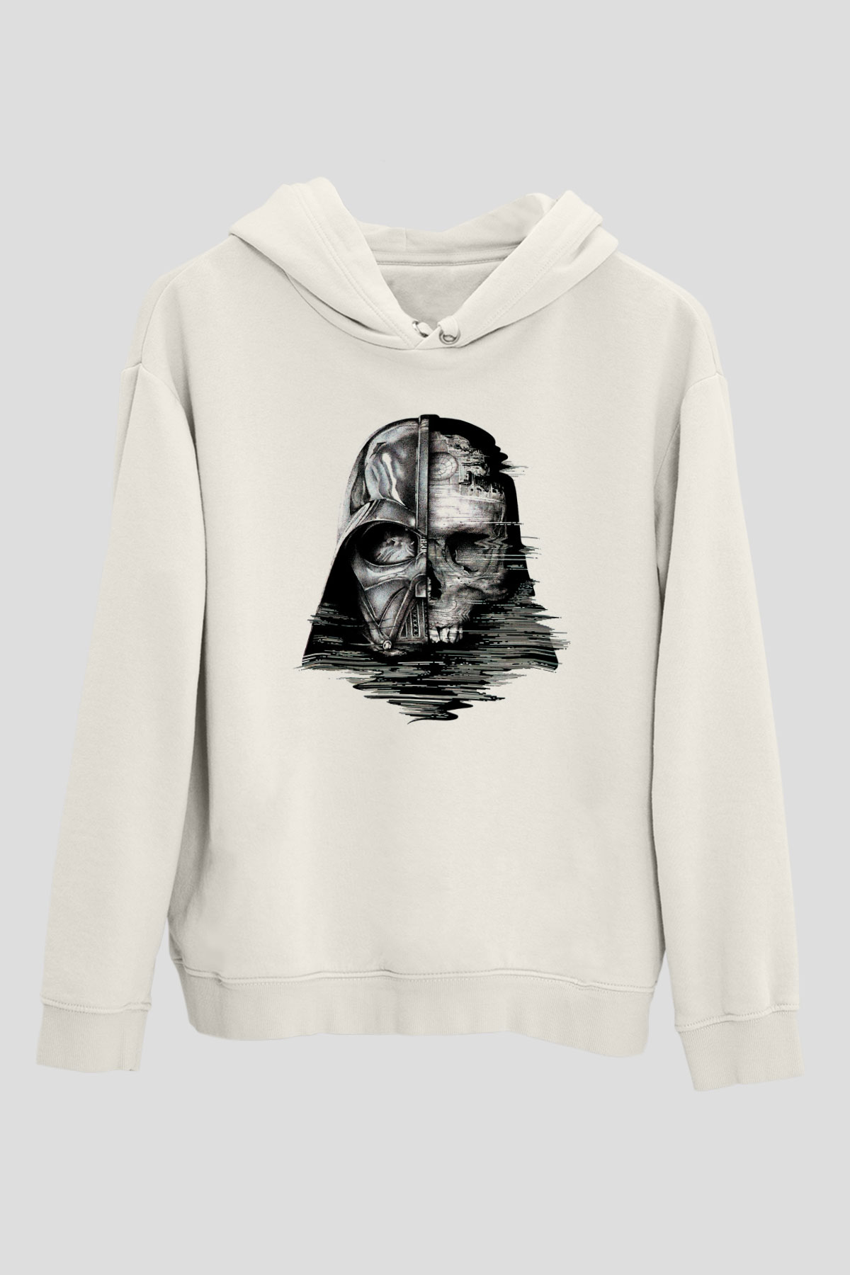 Star Wars Beyaz Unisex Hoodie