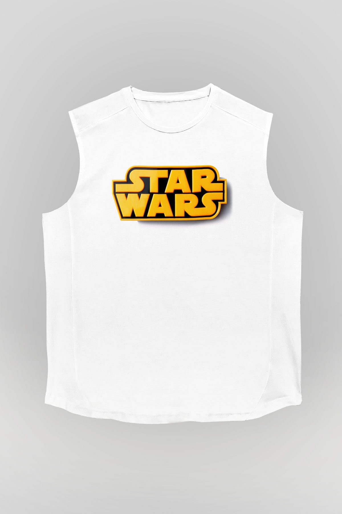 Star Wars Beyaz Unisex Kolsuz Tişört