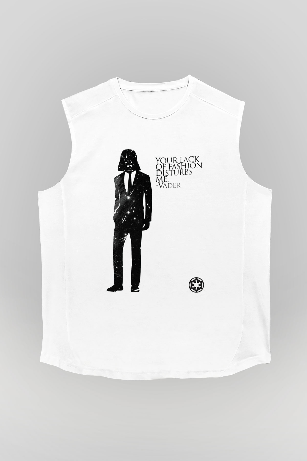 Star Wars Beyaz Unisex Kolsuz Tişört