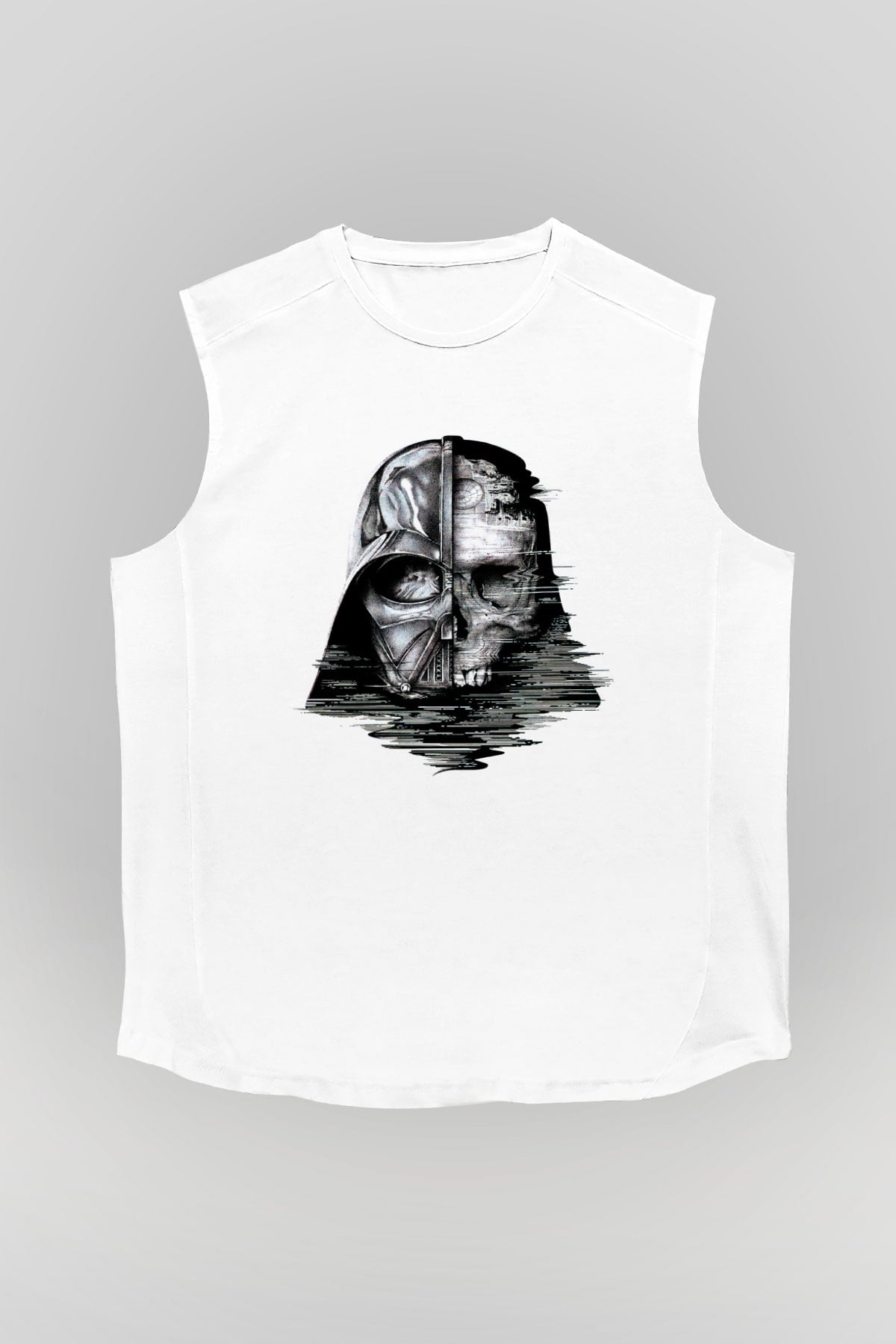Star Wars Beyaz Unisex Kolsuz Tişört