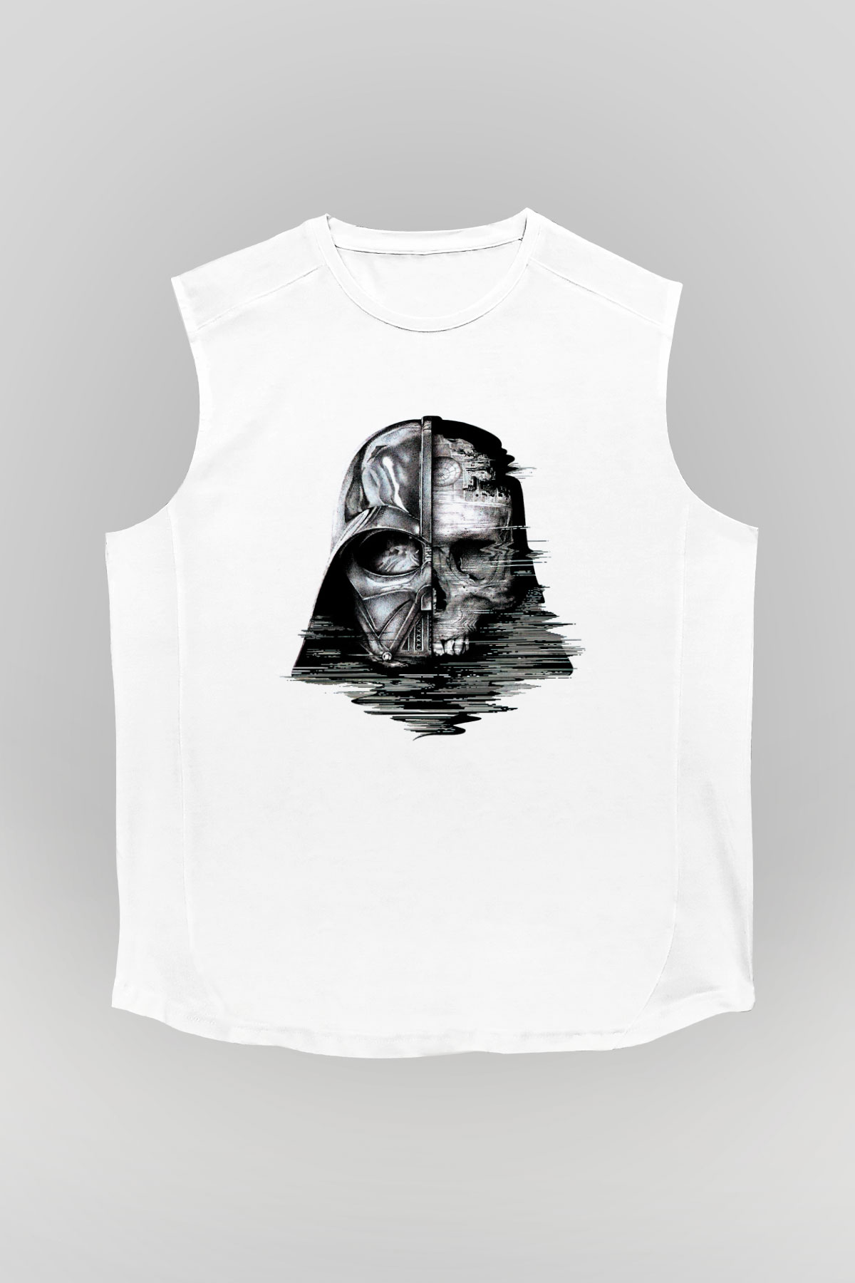 Star Wars Beyaz Unisex Kolsuz Tişört