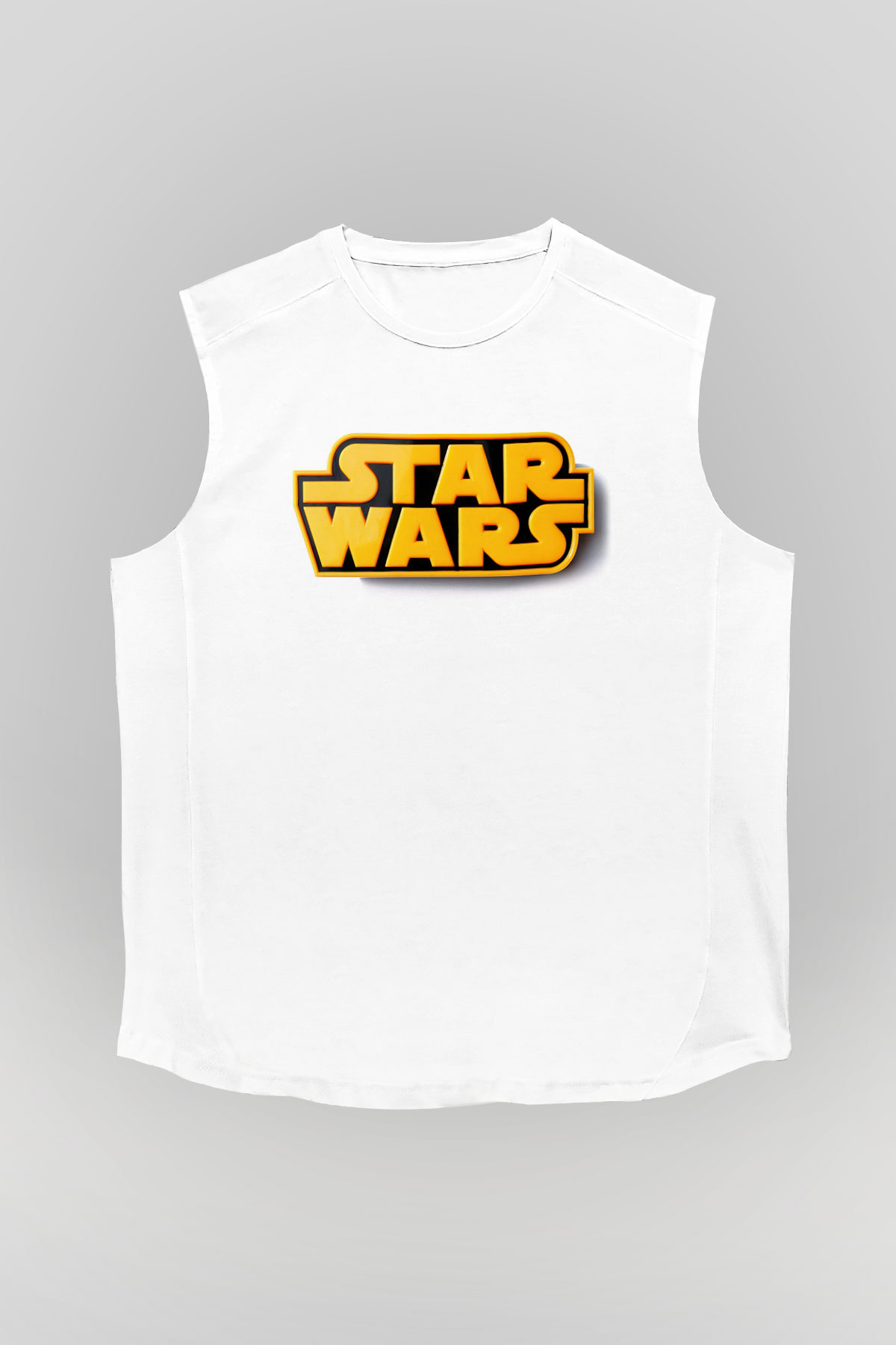 Star Wars Beyaz Unisex Kolsuz Tişört