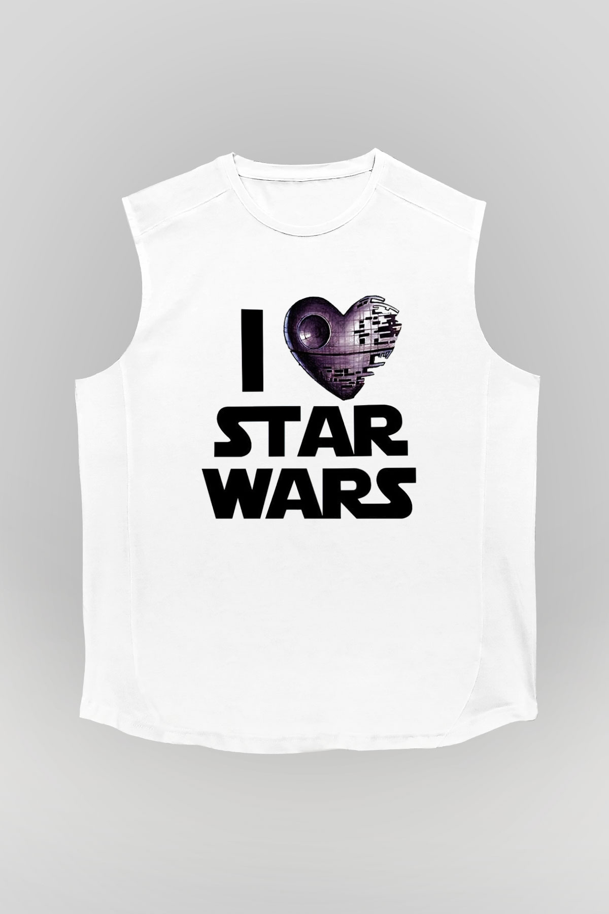 Star Wars Beyaz Unisex Kolsuz Tişört