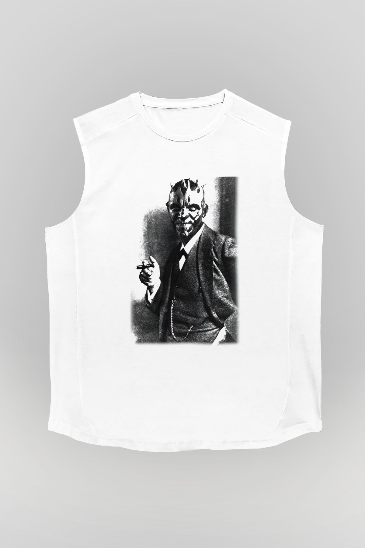 Star Wars Beyaz Unisex Kolsuz Tişört