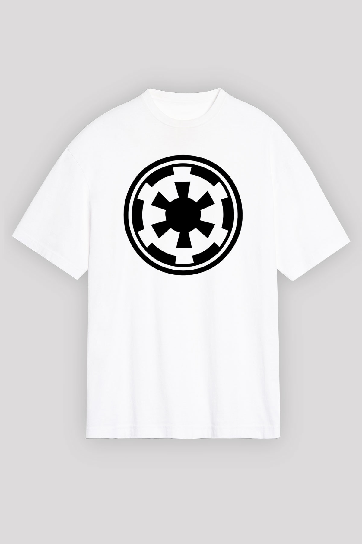 Star Wars Beyaz Unisex Oversize Tişört T-Shirt