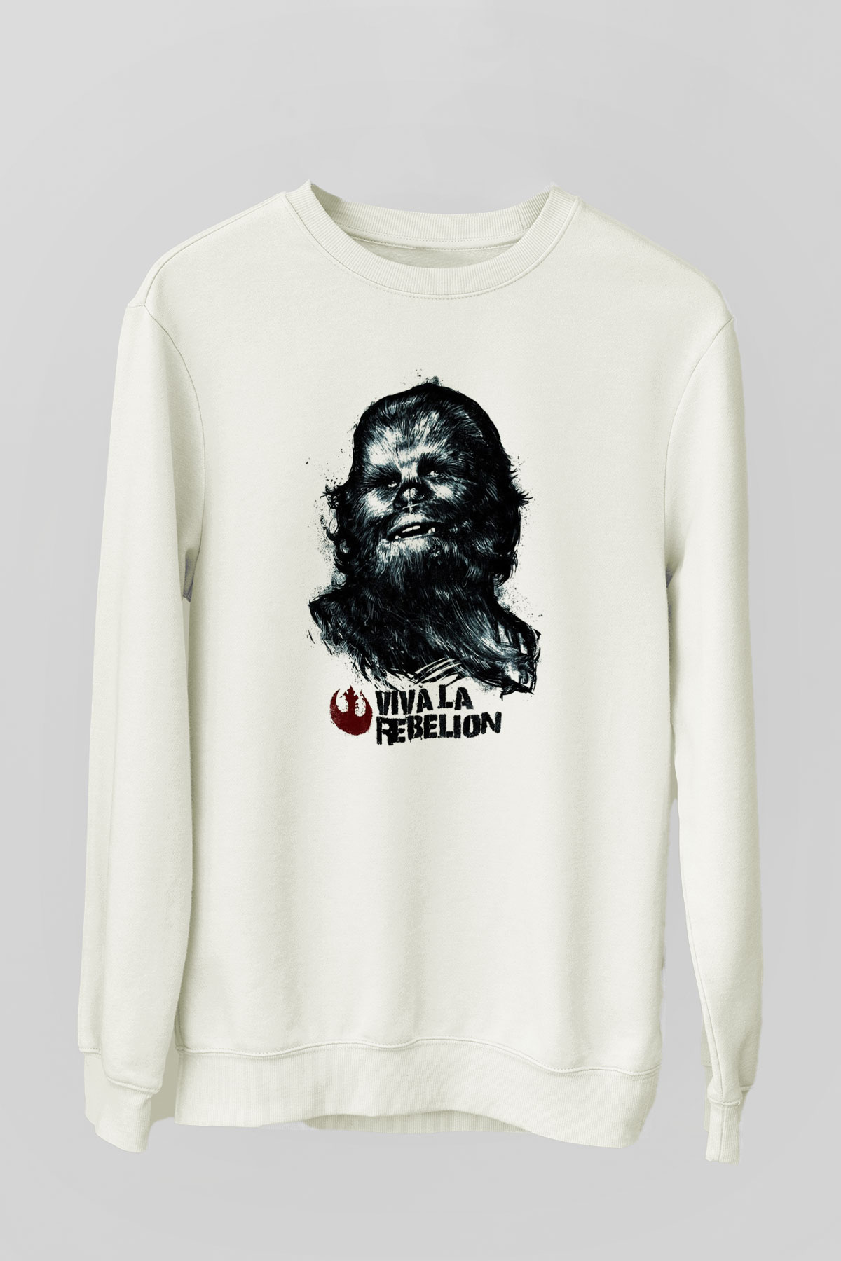 Star Wars Beyaz Unisex Sweatshirt