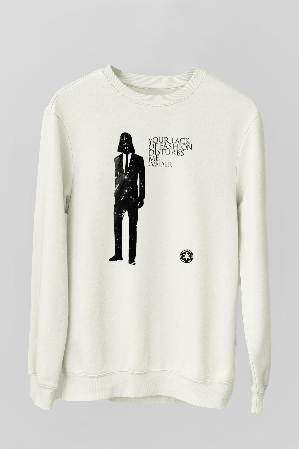 Star Wars Beyaz Unisex Sweatshirt
