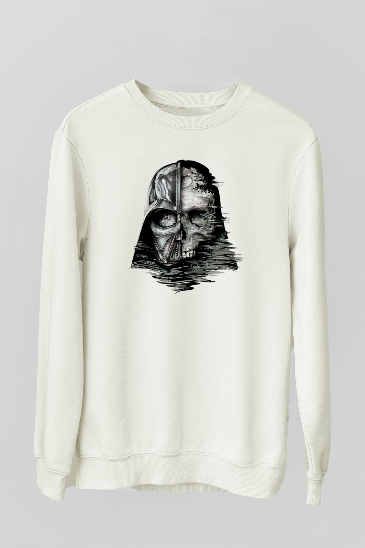 Star Wars Beyaz Unisex Sweatshirt
