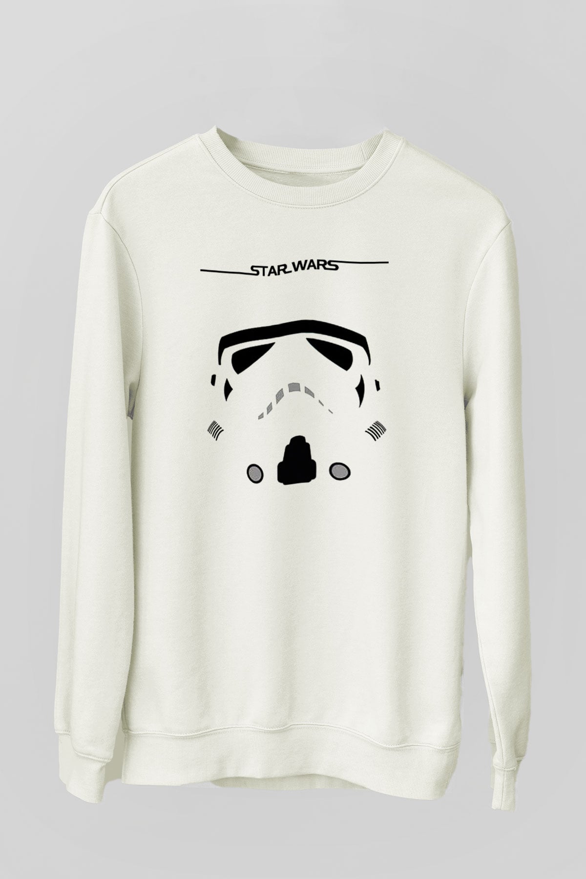 Star Wars Beyaz Unisex Sweatshirt