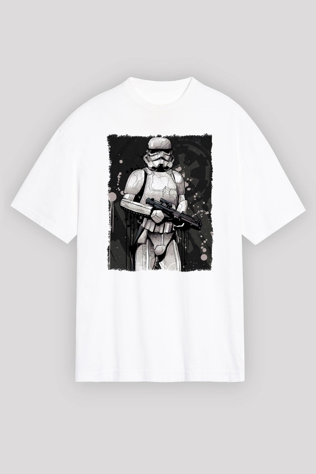 Star Wars Beyaz Unisex Tişört T-Shirt