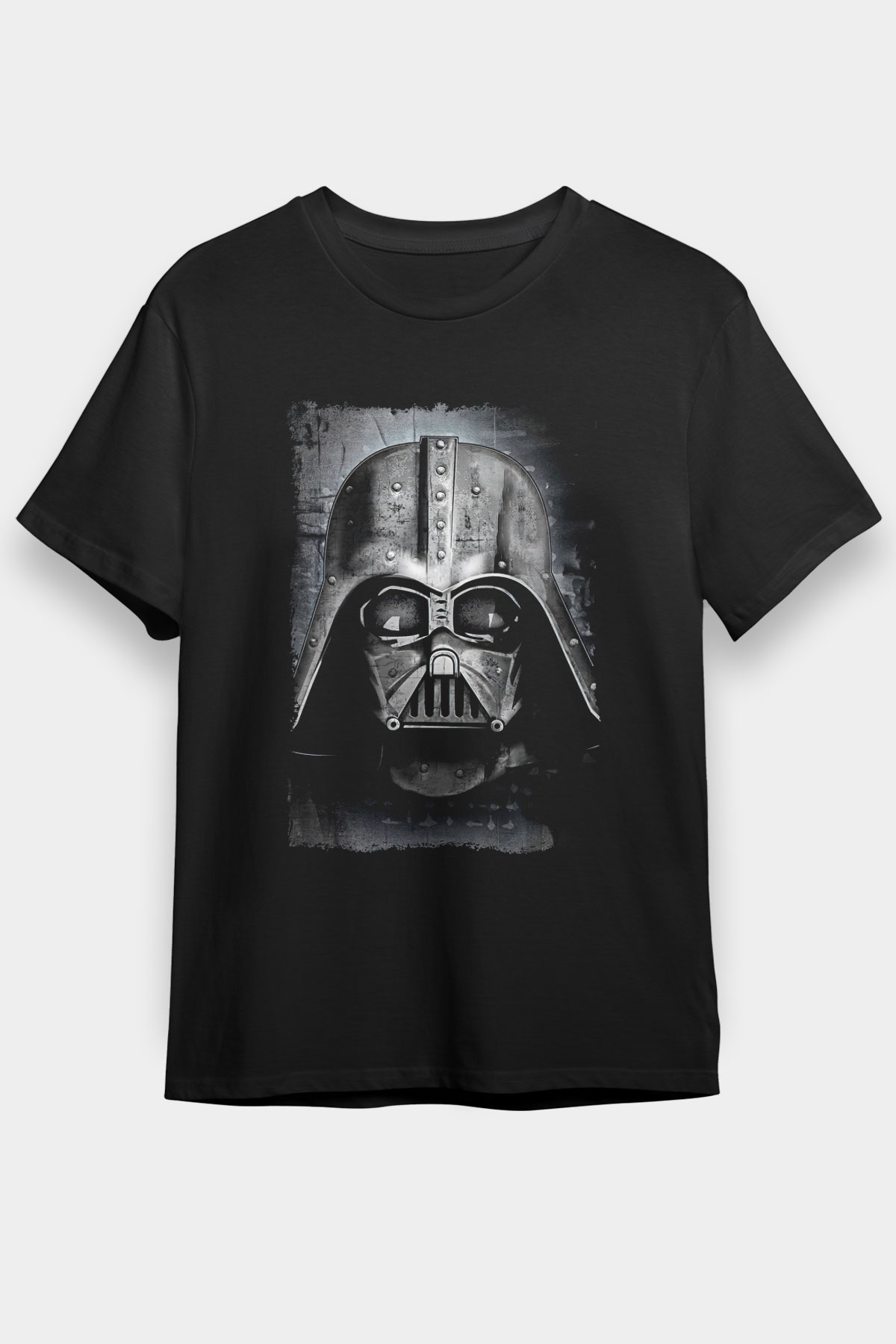Star Wars (Dart Vader) Baskılı Unisex Siyah Tişört - Tshirt