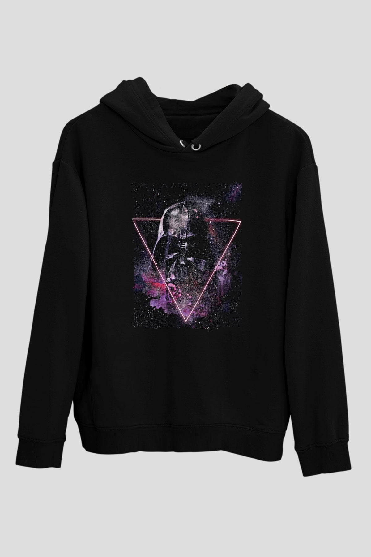 Star Wars (Dart Vader) Baskılı Unisex Siyah Hoodie