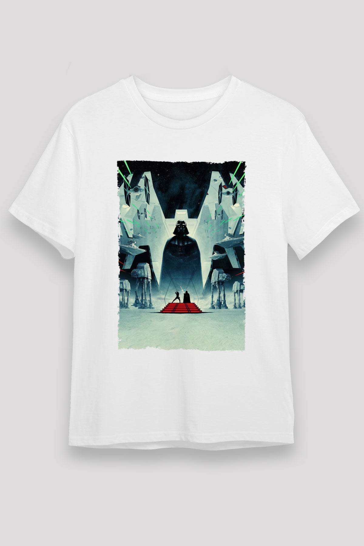 Star Wars İmparator'un Dönüşü (The Empire Strikes Back) Baskılı Beyaz Unisex Tshirt