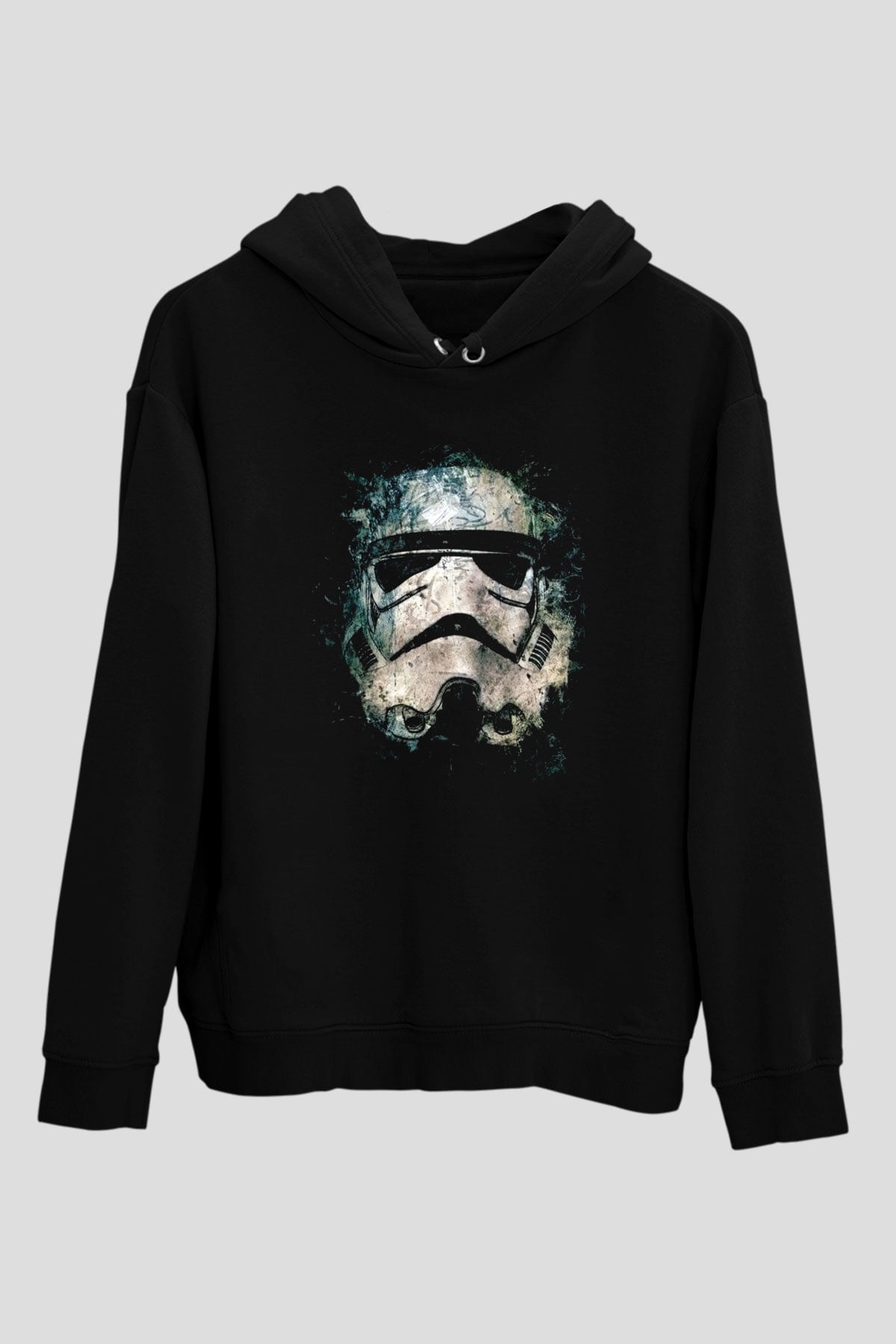 Star Wars Siyah Unisex Kapşonlu Sweatshirt