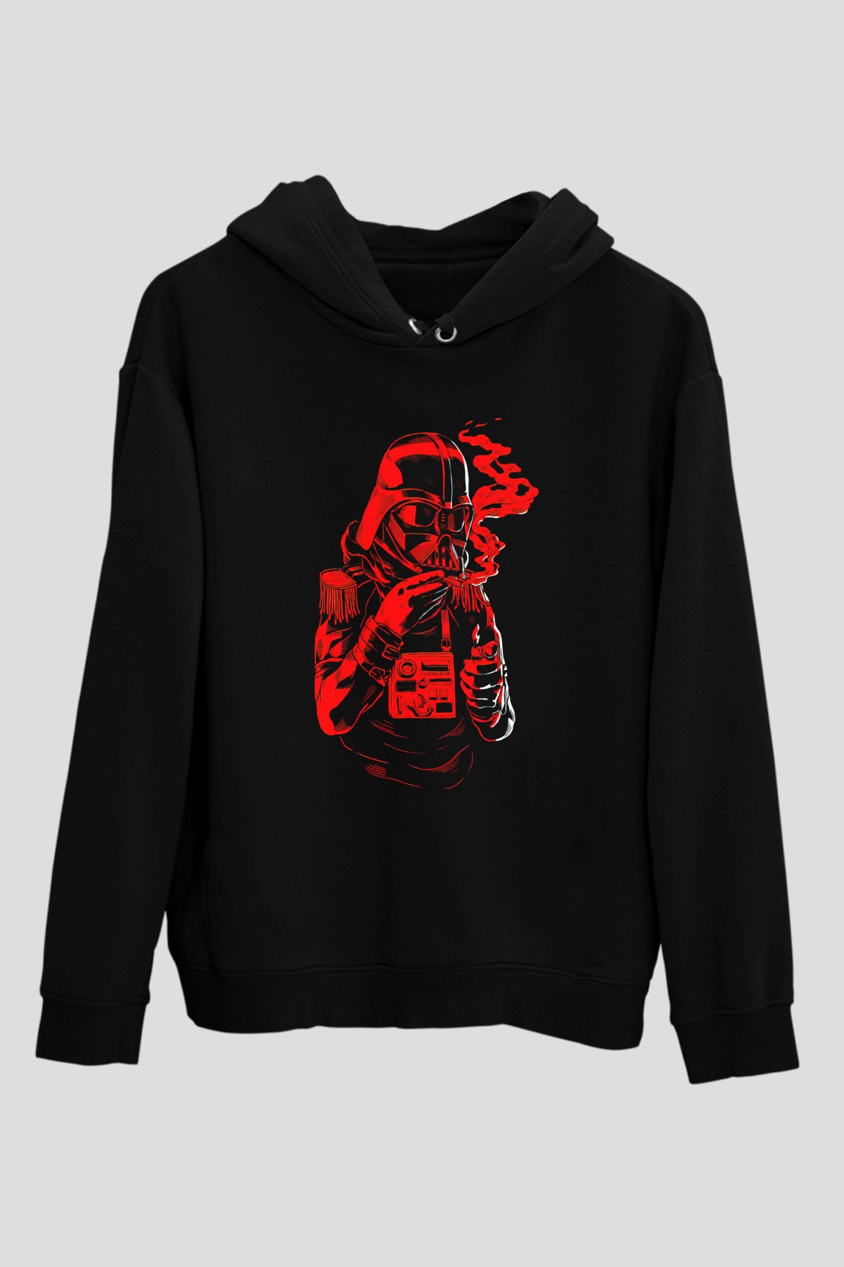 Star Wars Siyah Unisex Kapşonlu Sweatshirt