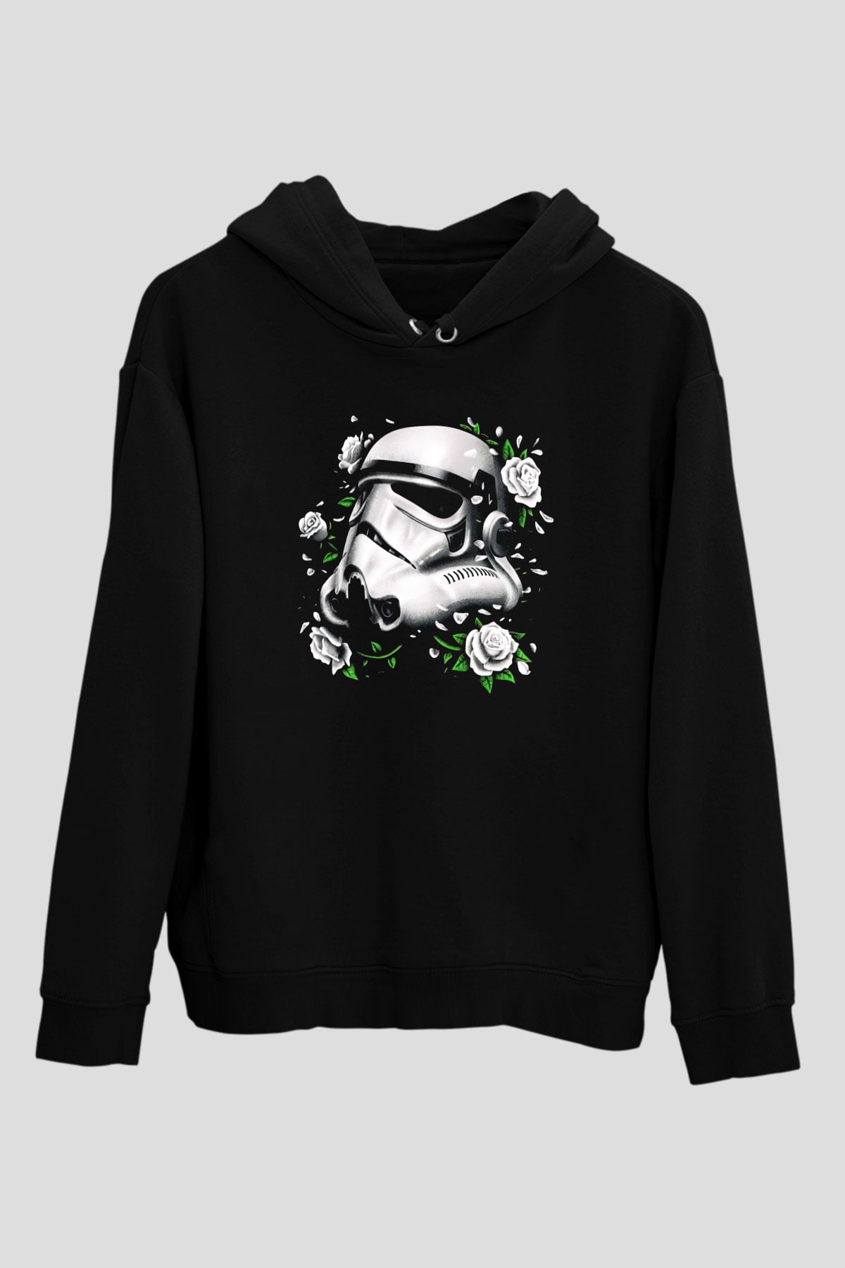 Star Wars Siyah Unisex Kapşonlu Sweatshirt