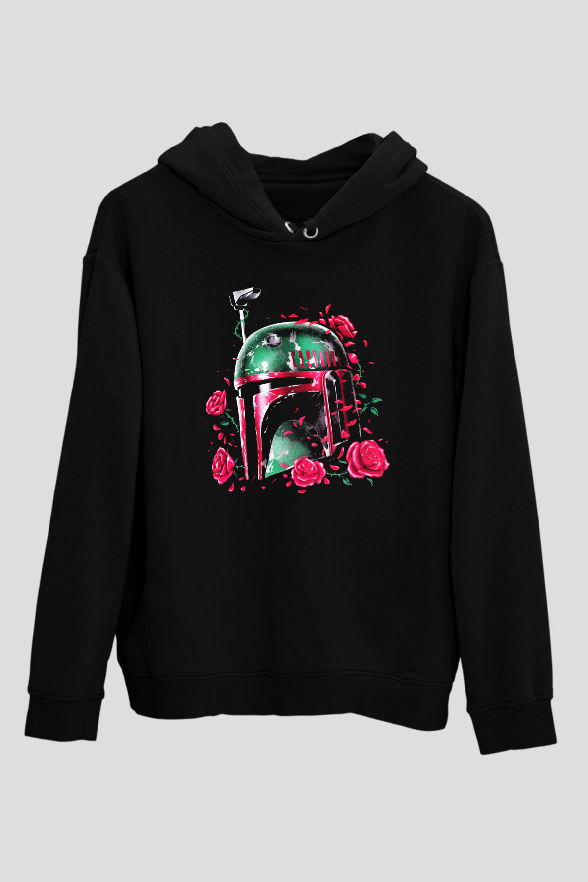 Star Wars Siyah Unisex Kapşonlu Sweatshirt