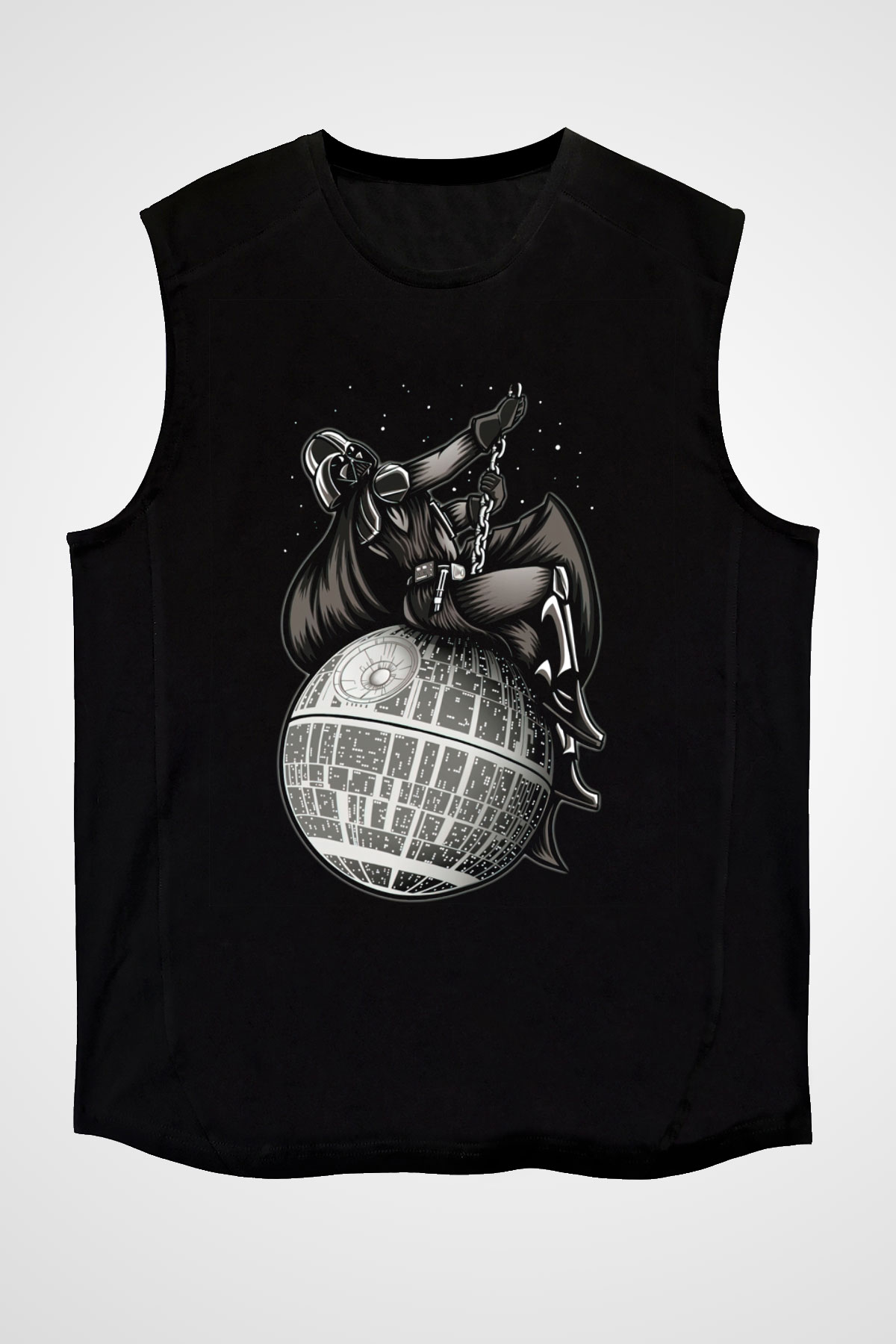 Star Wars Siyah Unisex Kolsuz Tişört