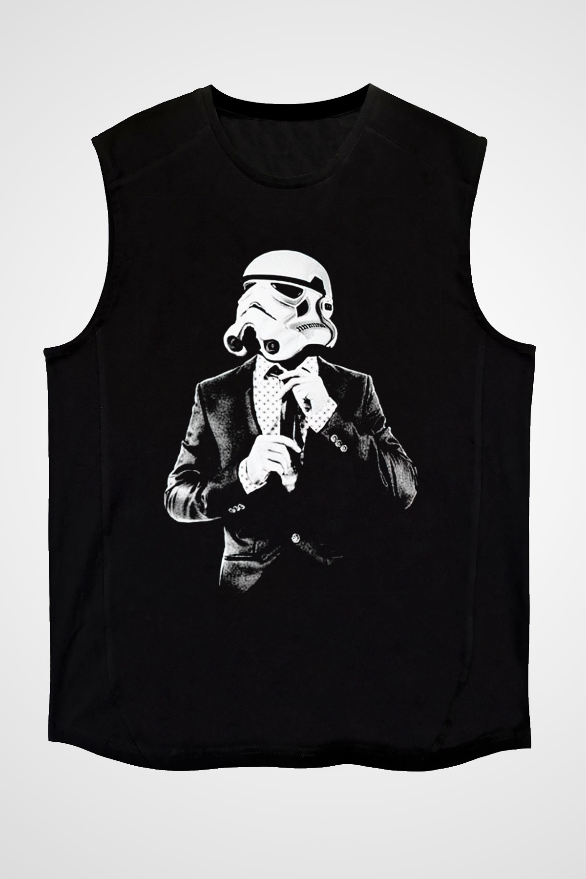 Star Wars Siyah Unisex Kolsuz Tişört