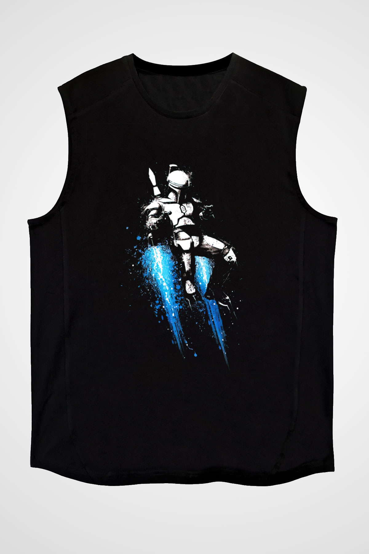 Star Wars Siyah Unisex Kolsuz Tişört