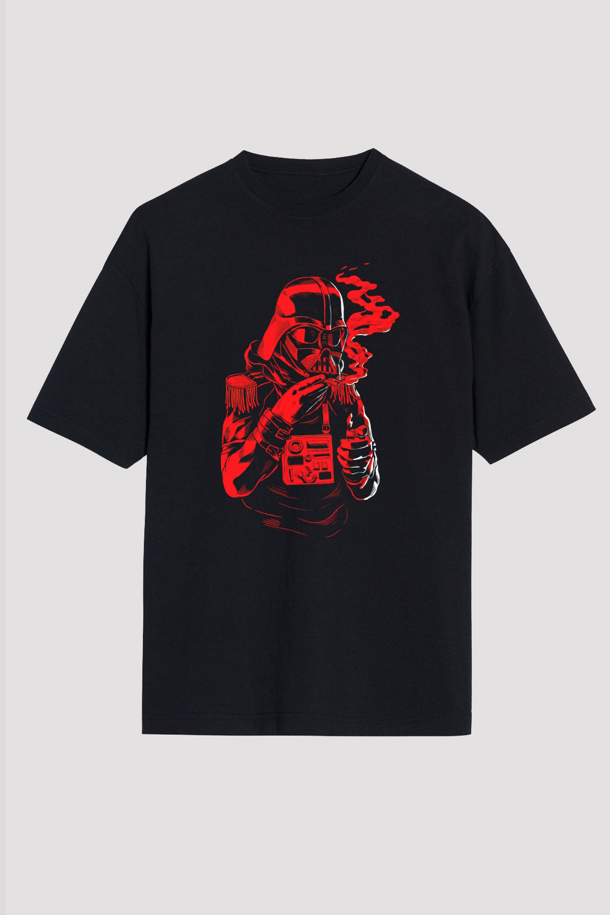 Star Wars Siyah Unisex Oversize Tişört T-Shirt