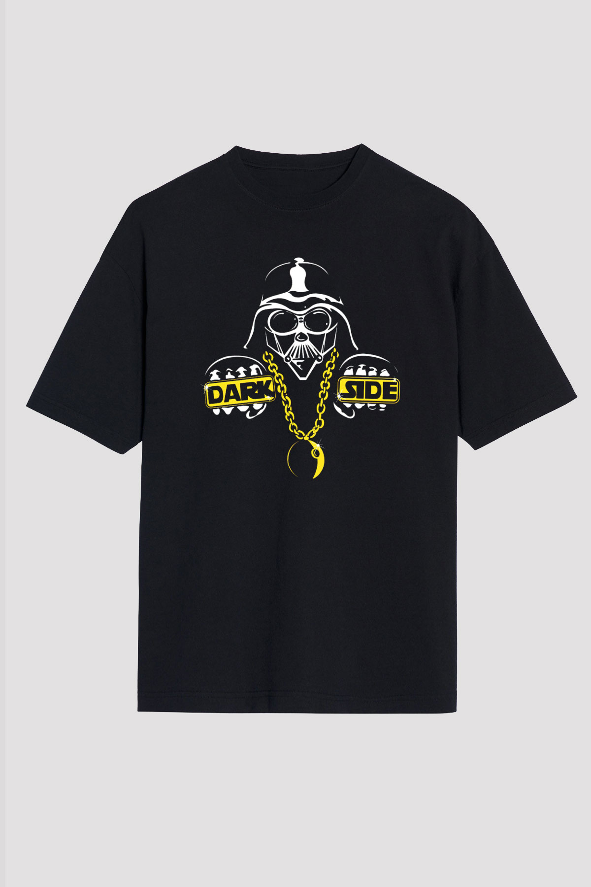 Star Wars Siyah Unisex Oversize Tişört T-Shirt