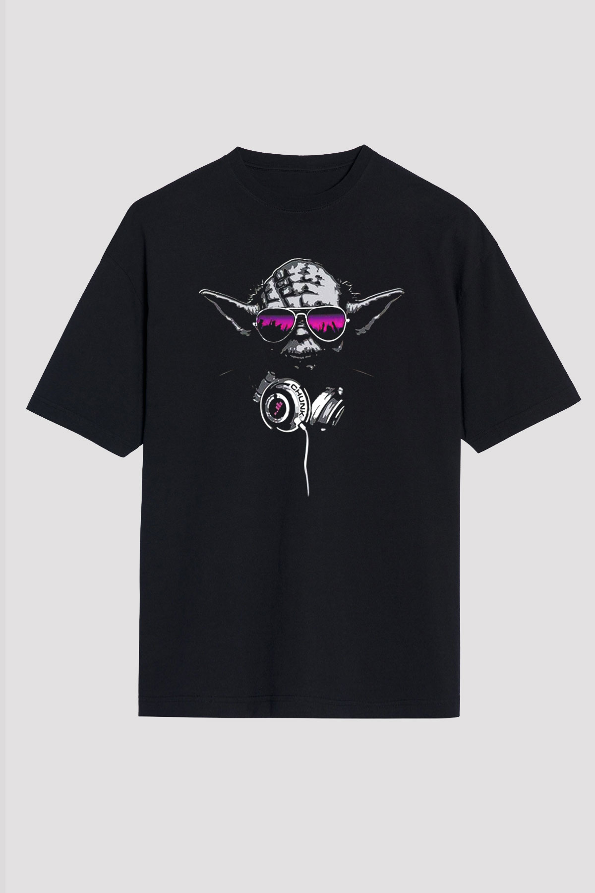 Star Wars Siyah Unisex Oversize Tişört T-Shirt