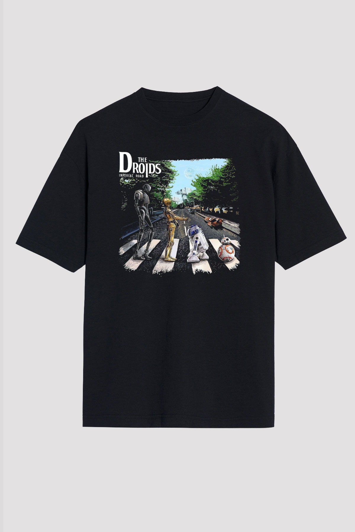 Star Wars Siyah Unisex Oversize Tişört T-Shirt