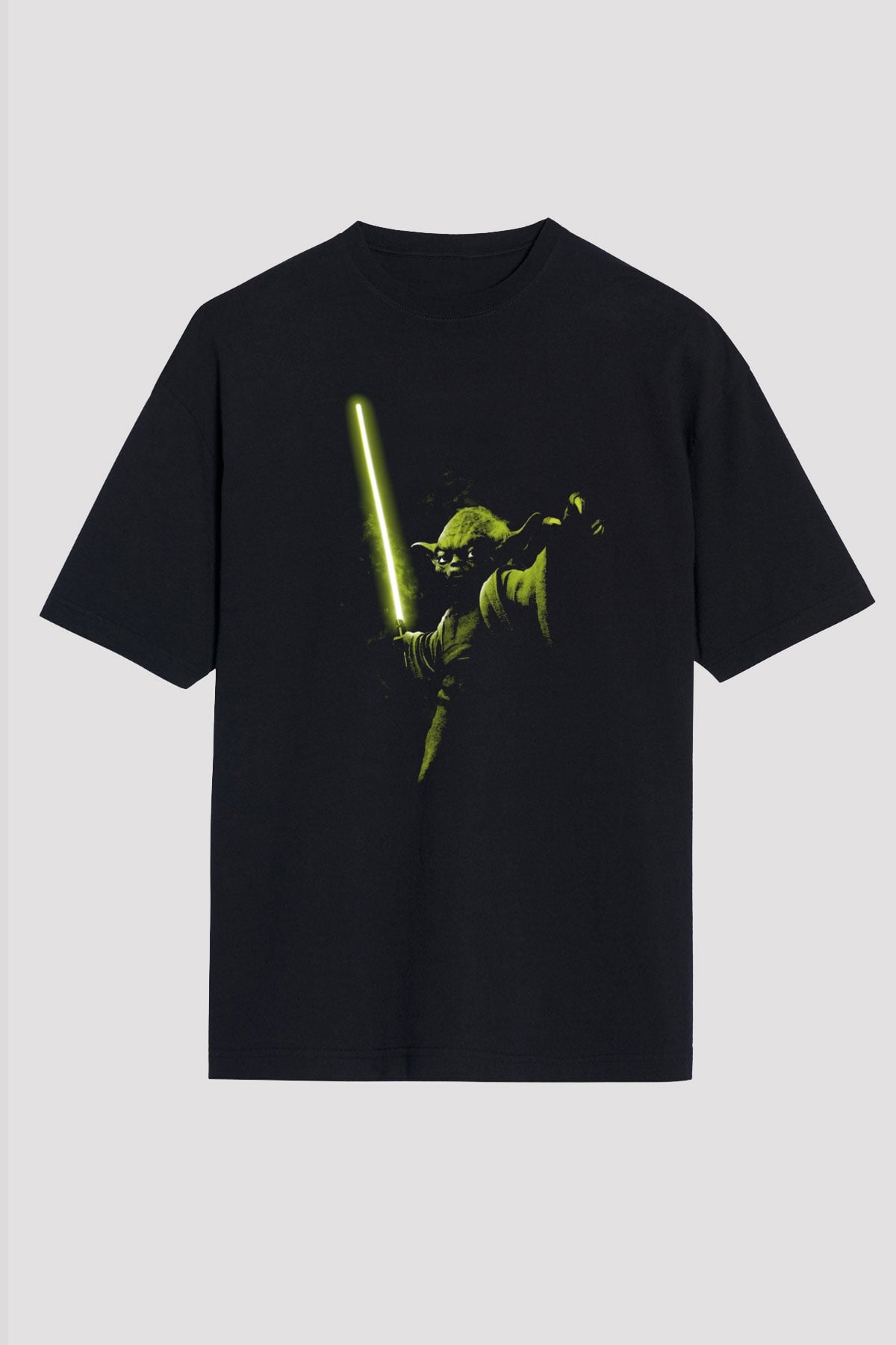 Star Wars Siyah Unisex Oversize Tişört T-Shirt