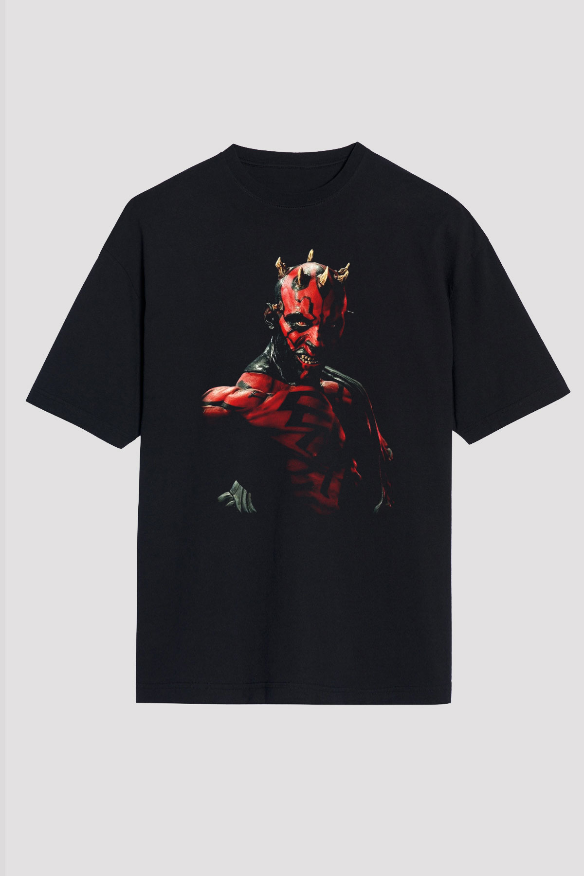 Star Wars Siyah Unisex Oversize Tişört T-Shirt