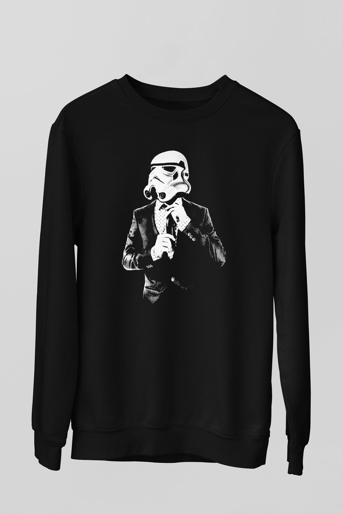 Star Wars Siyah Unisex Sweatshirt