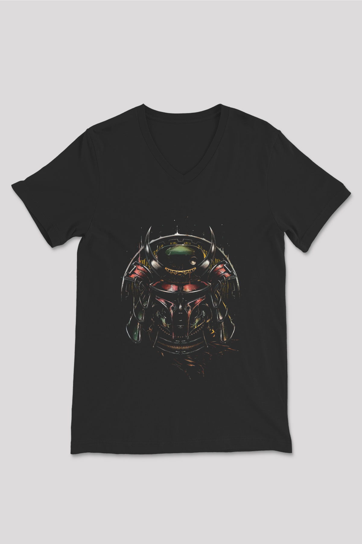 Star Wars Siyah Unisex V Yaka Tişört
