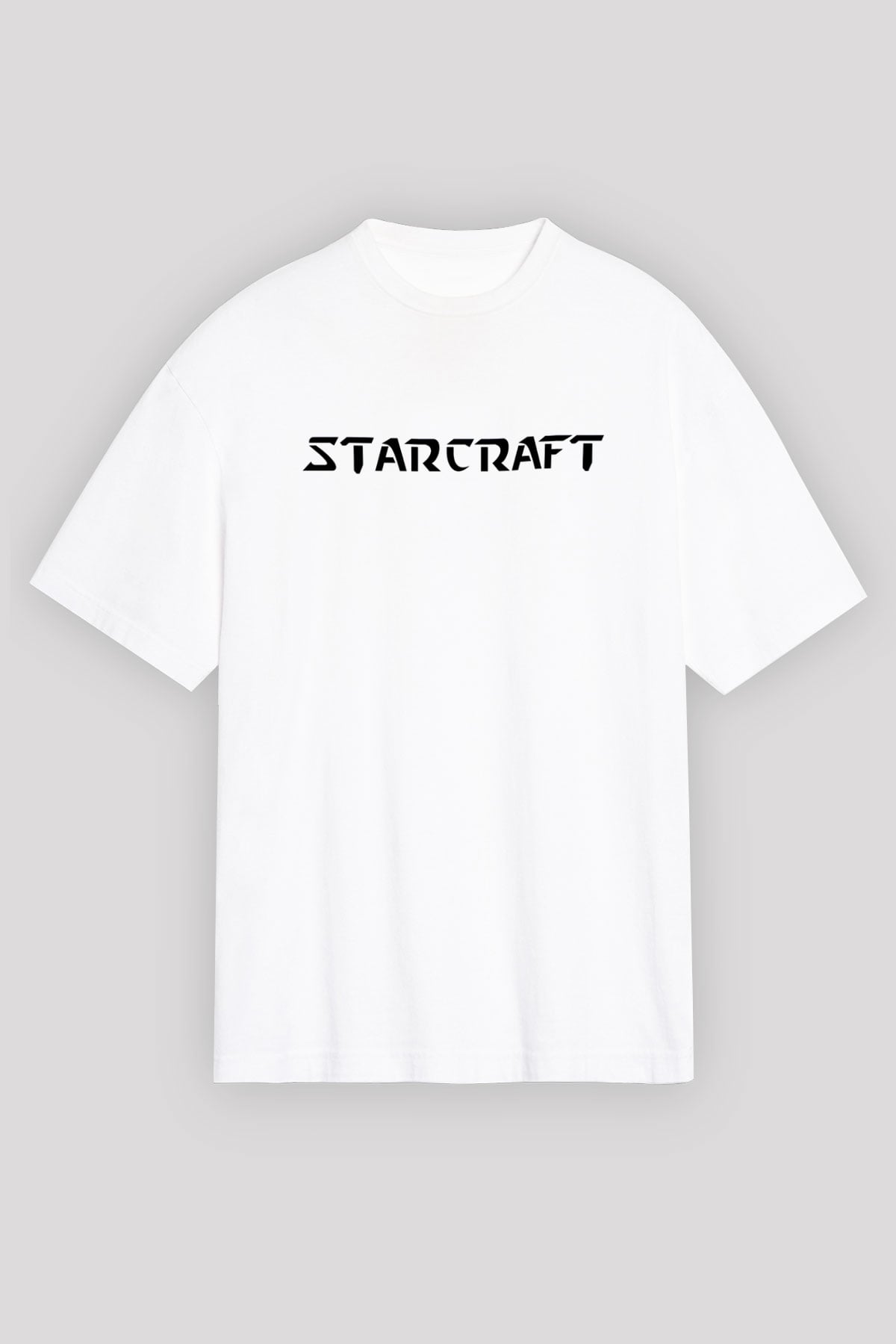 StarCraft Beyaz Unisex Oversize Tişört T-Shirt