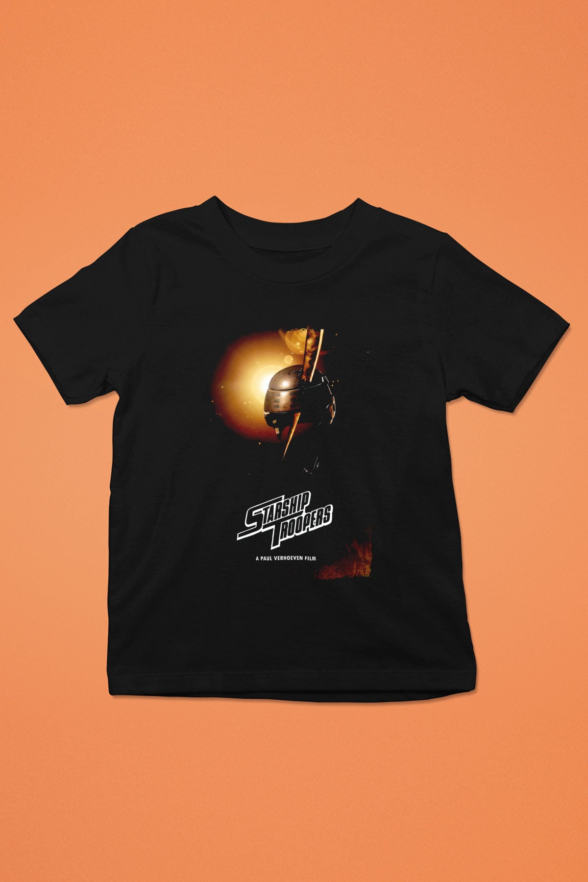Starship Troopers Siyah Unisex  Çocuk Tişört