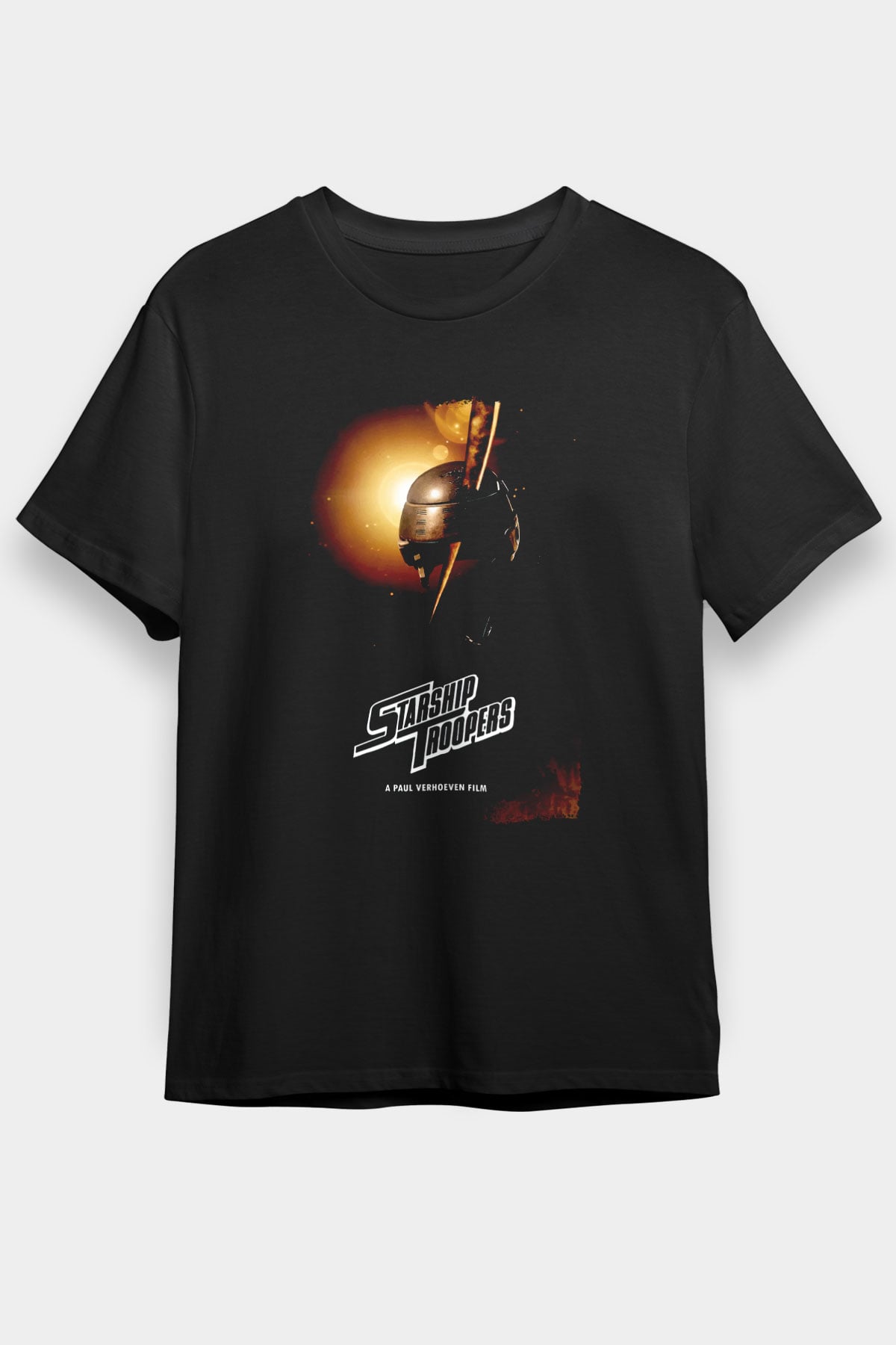 Starship Troopers Siyah Unisex Tişört
