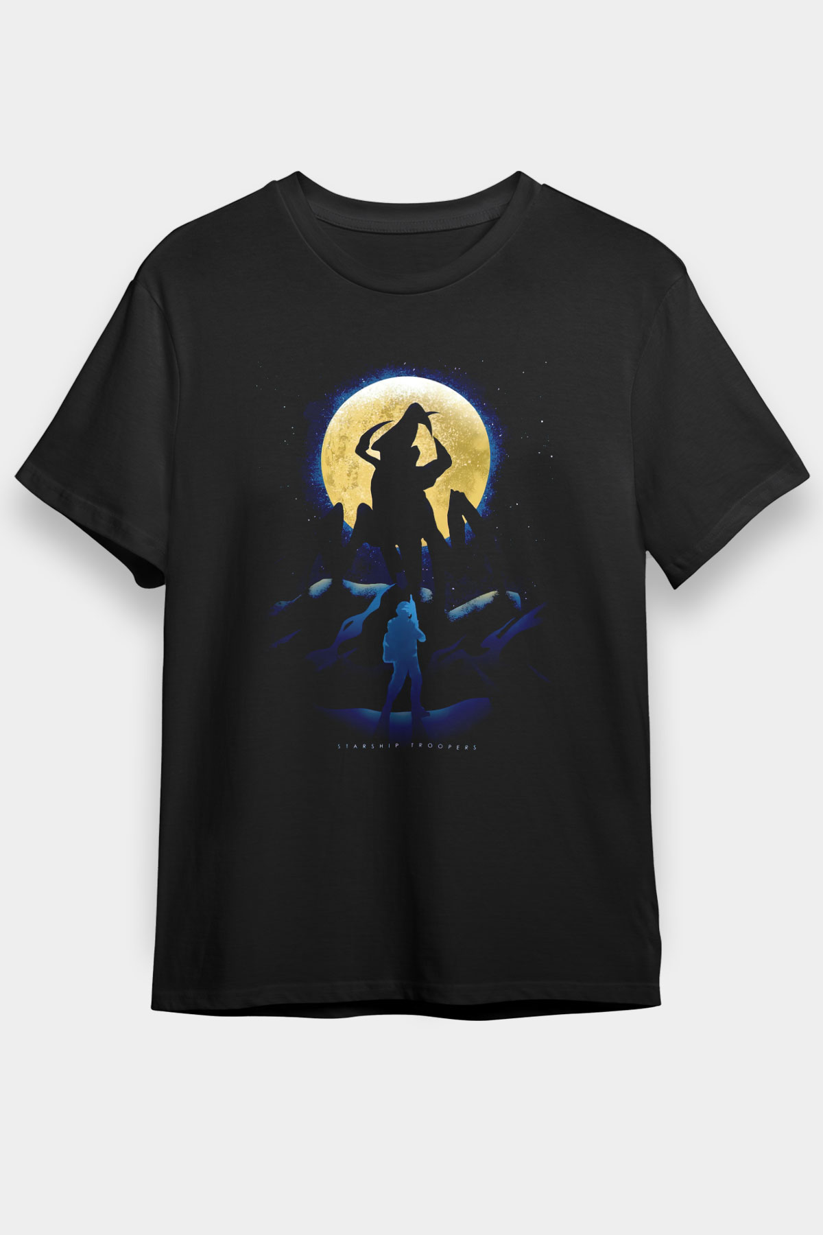 Starship Troopers Siyah Unisex Tişört