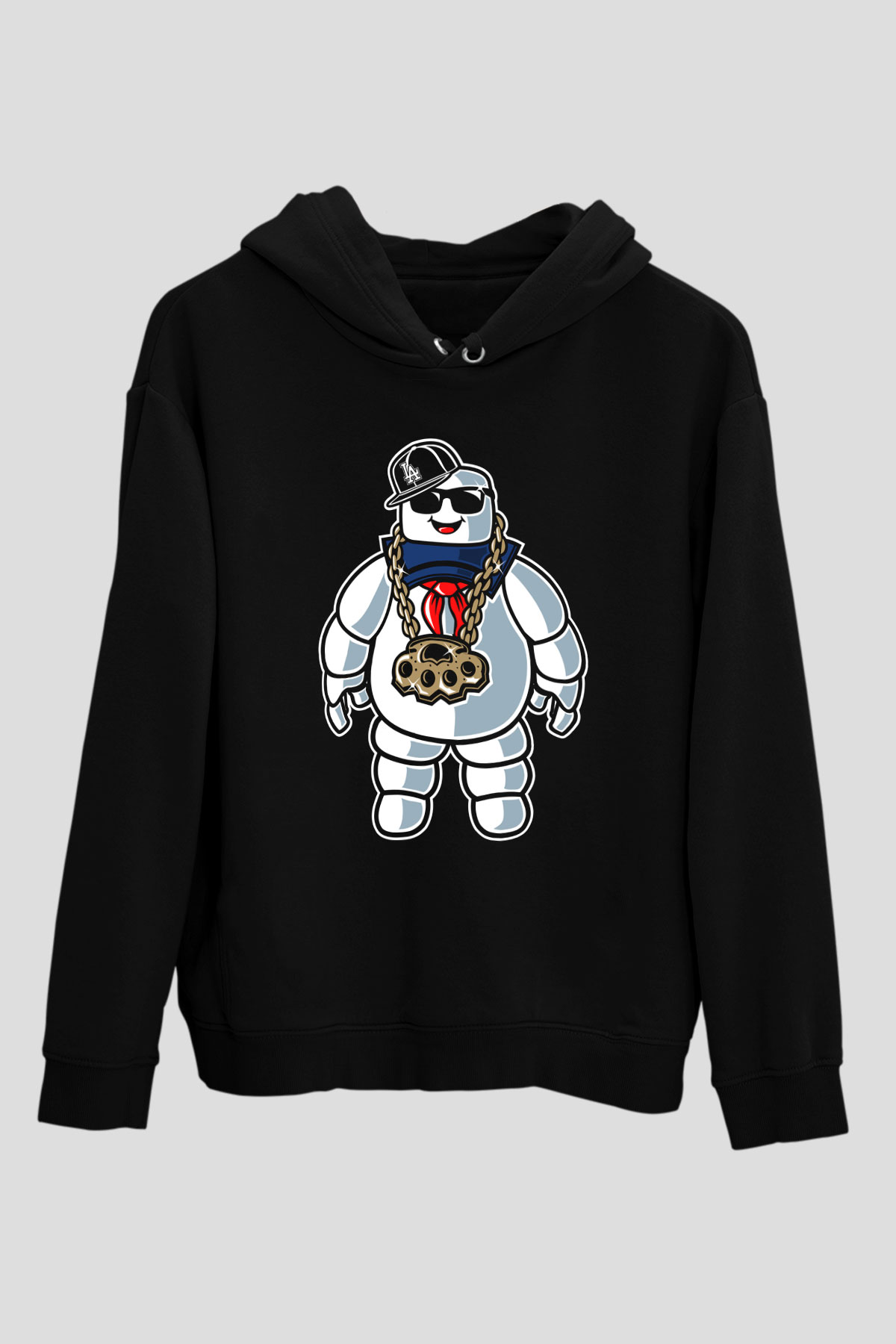 Stay Dope Baskılı Unisex Siyah Hoodie