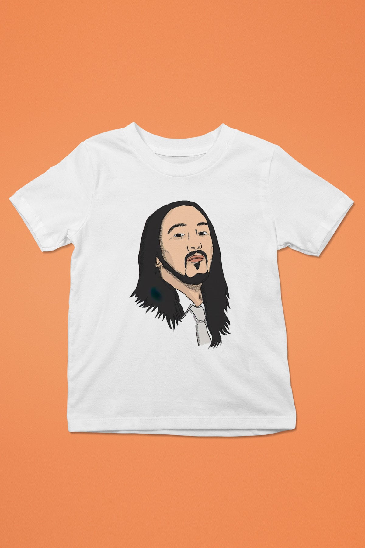 Steve Aoki Beyaz Unisex Çocuk Tişört