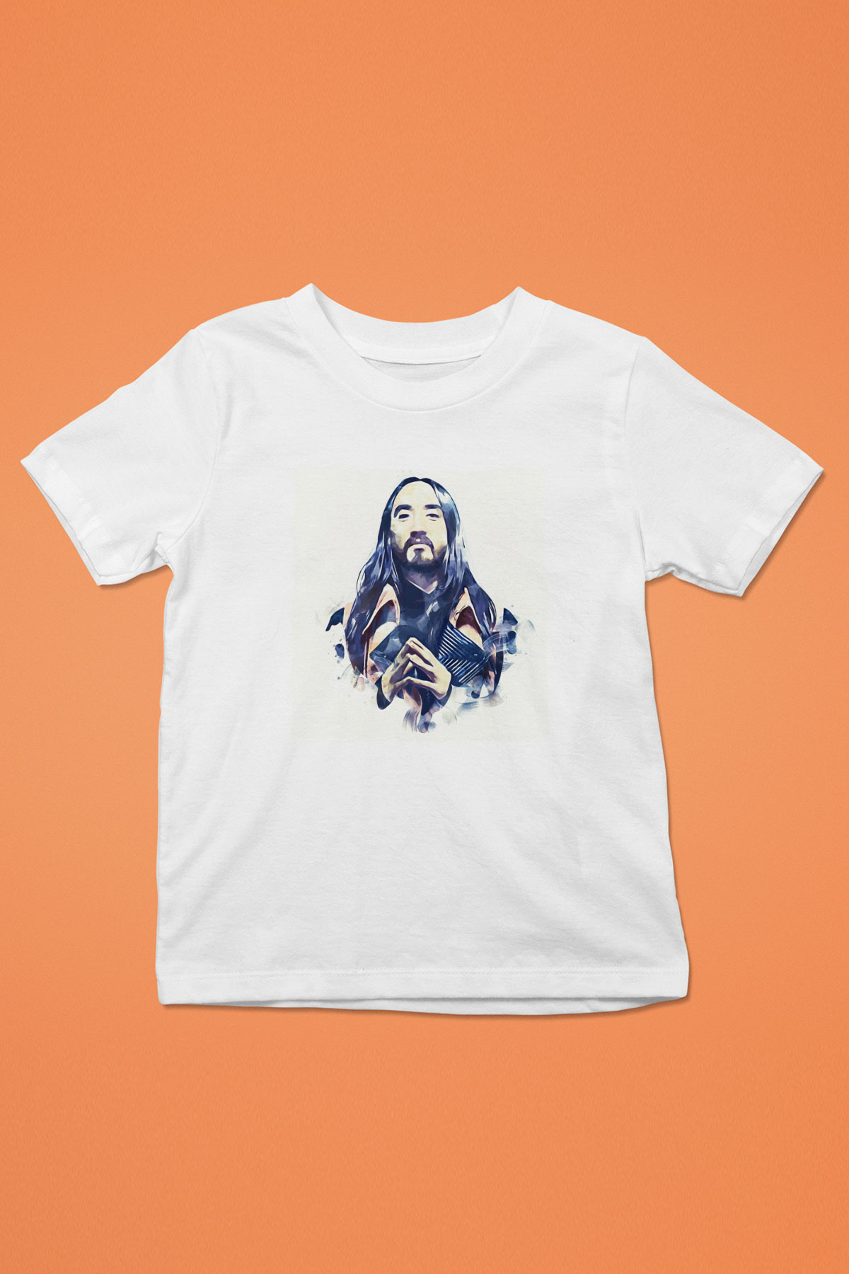Steve Aoki Beyaz Unisex Çocuk Tişört