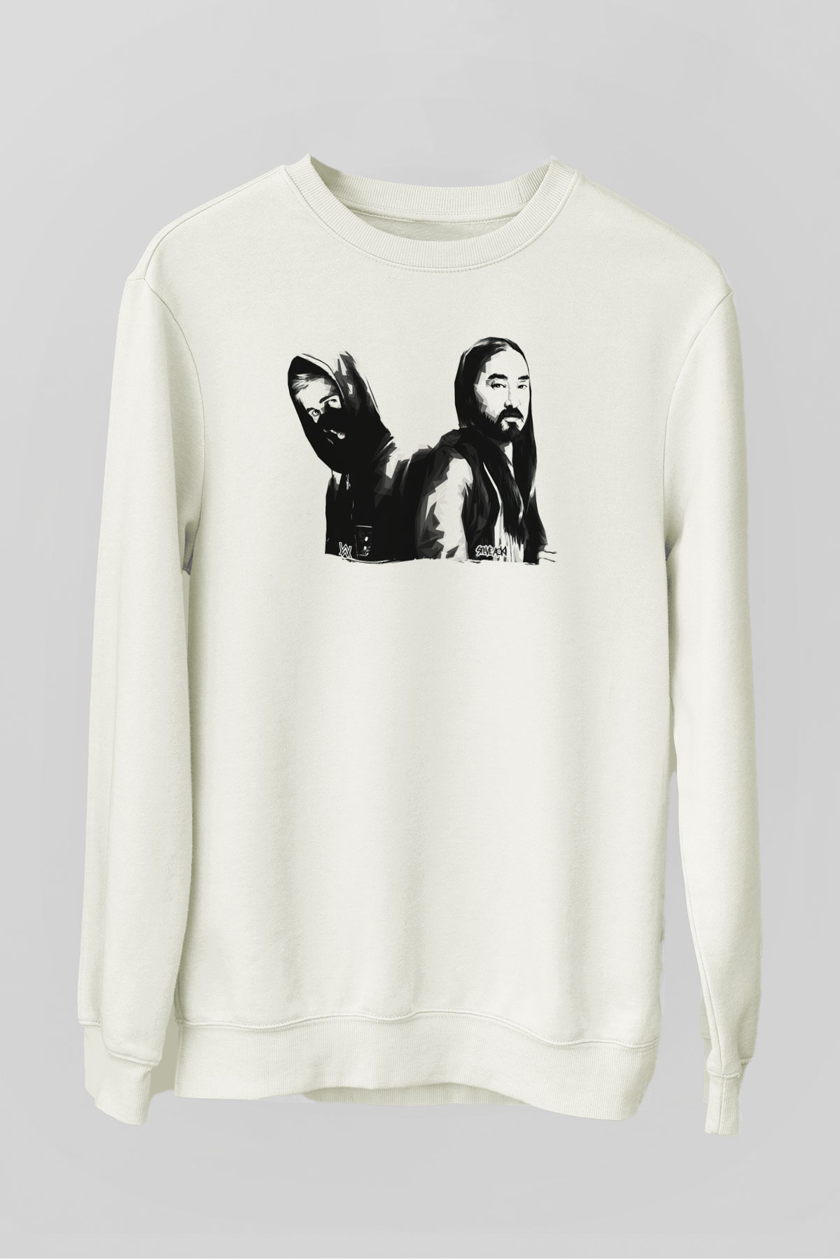 Steve Aoki Beyaz Unisex Sweatshirt