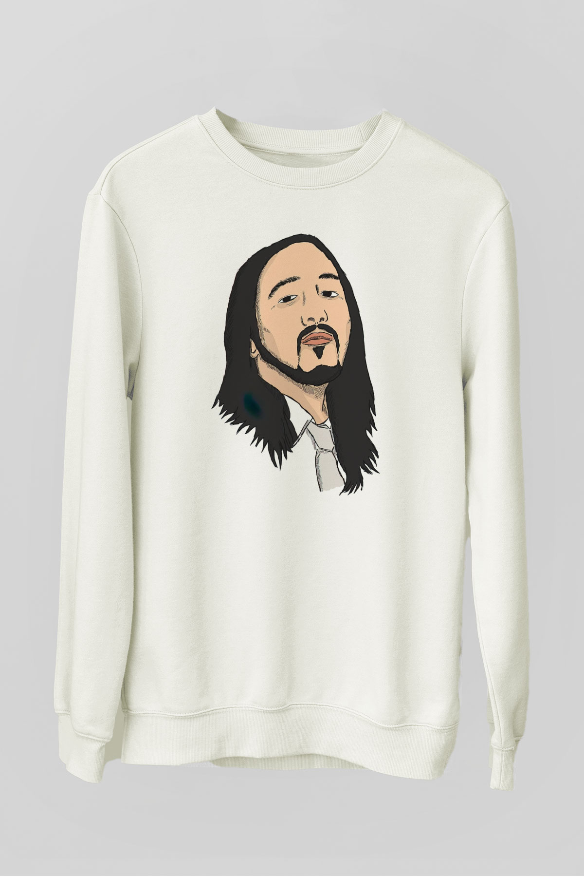 Steve Aoki Beyaz Unisex Sweatshirt