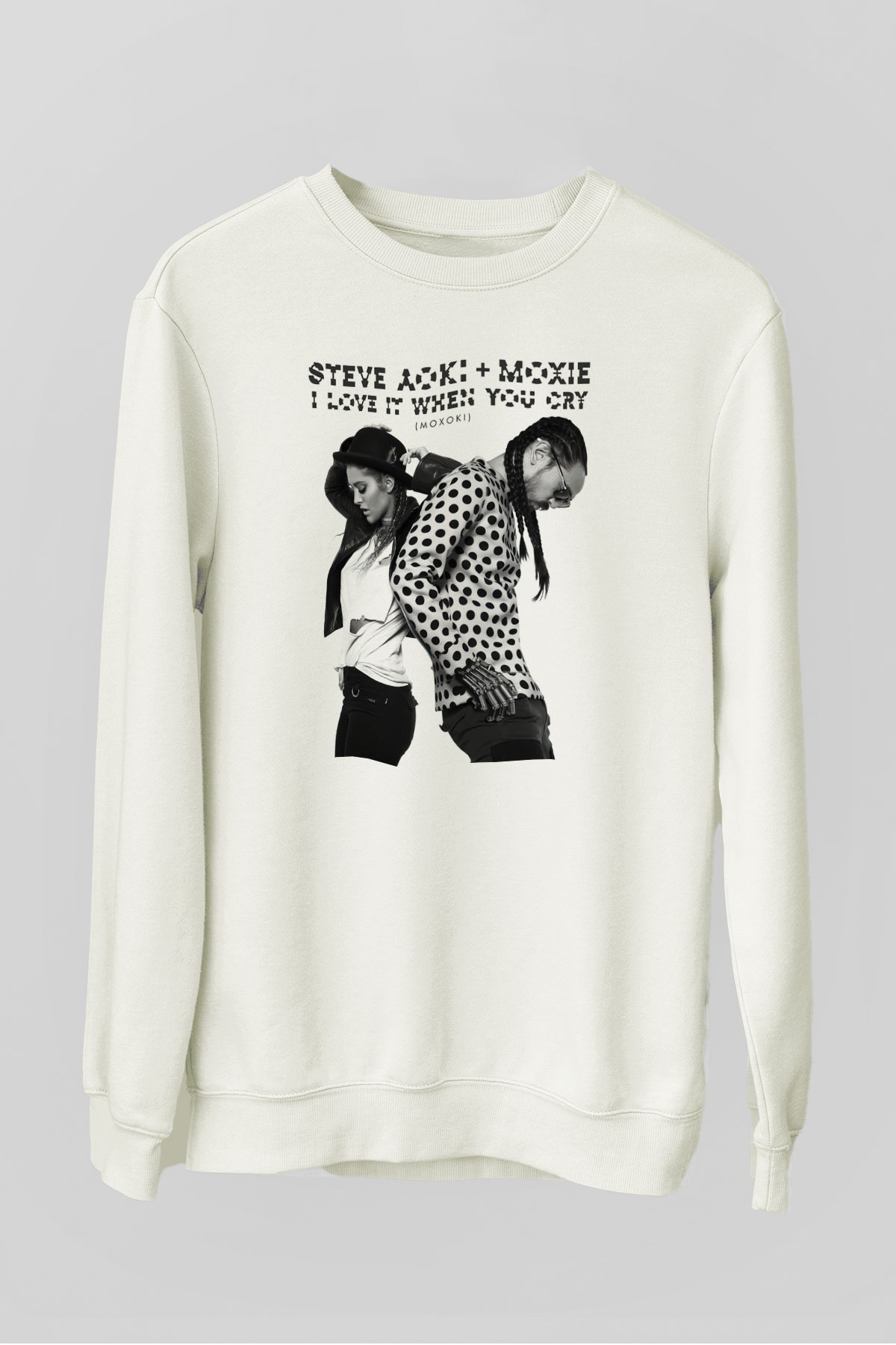Steve Aoki Beyaz Unisex Sweatshirt