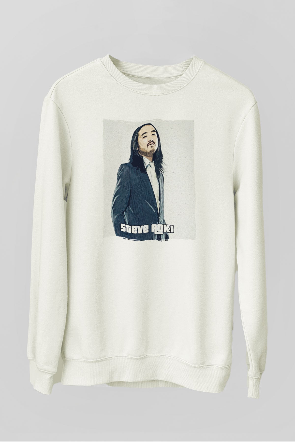 Steve Aoki Beyaz Unisex Sweatshirt