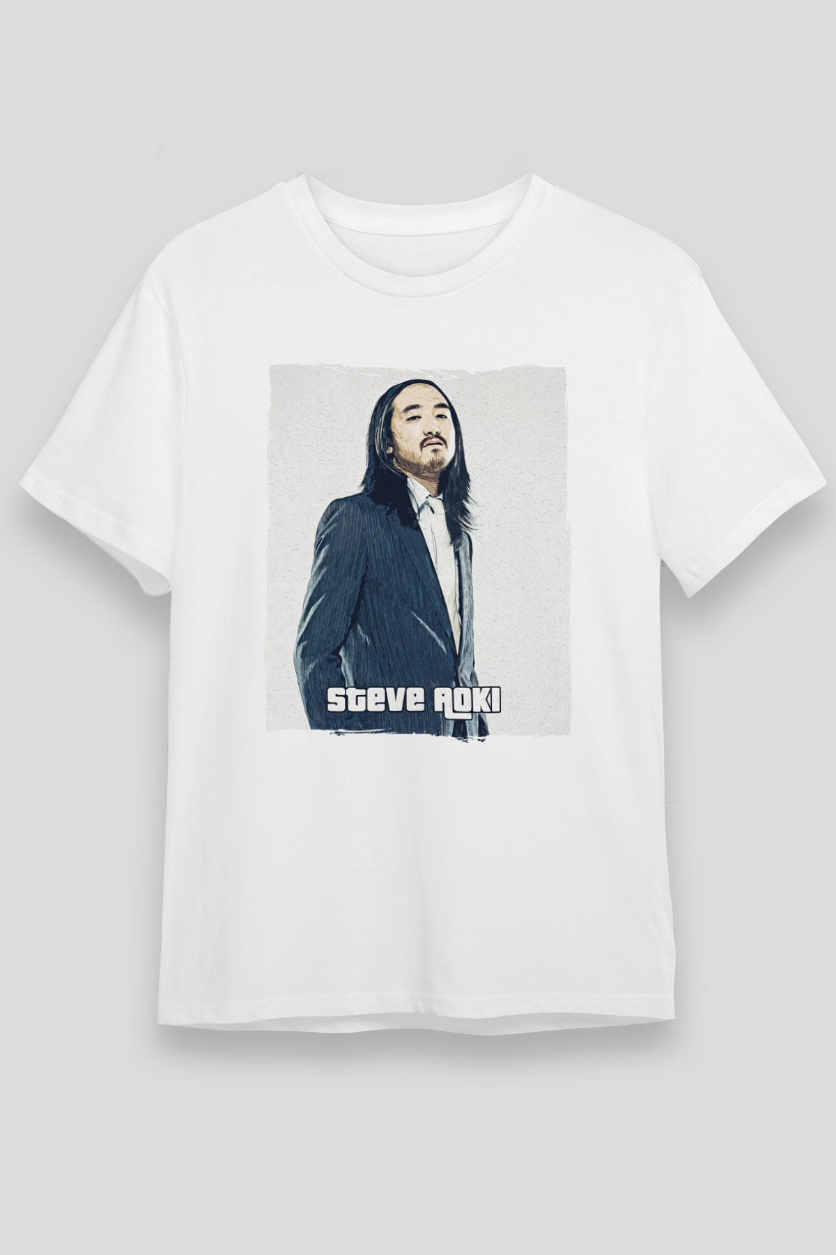 Steve Aoki Beyaz Unisex Tişört T-Shirt - TişörtFabrikası