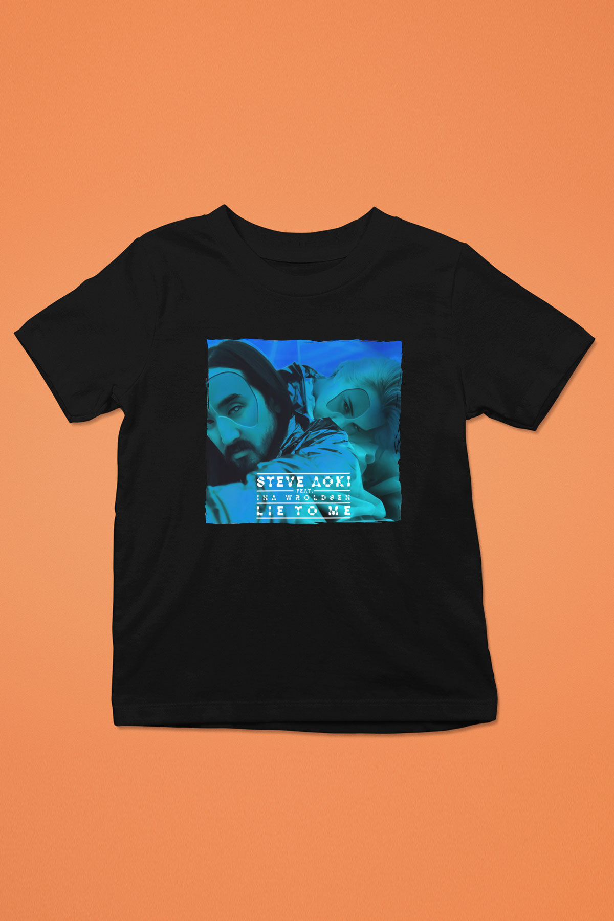 Steve Aoki Siyah Unisex Çocuk Tişört