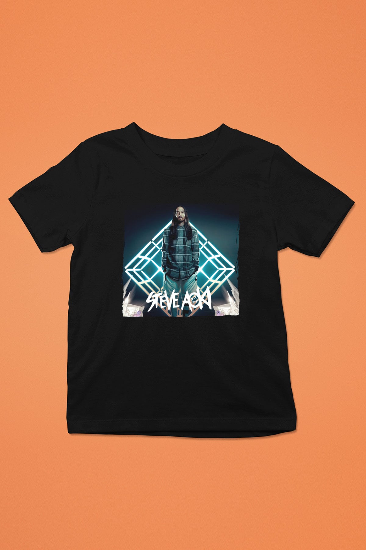 Steve Aoki Siyah Unisex Çocuk Tişört