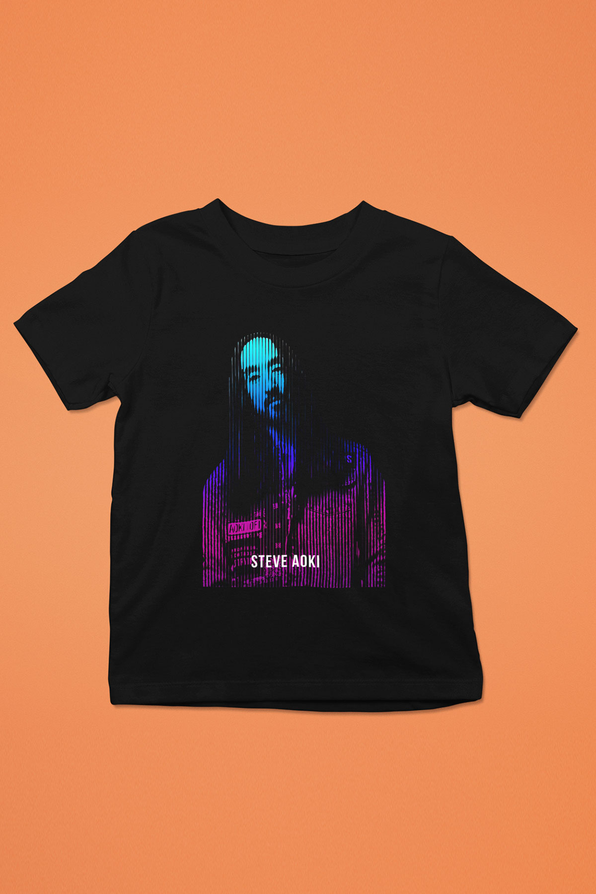 Steve Aoki Siyah Unisex Çocuk Tişört