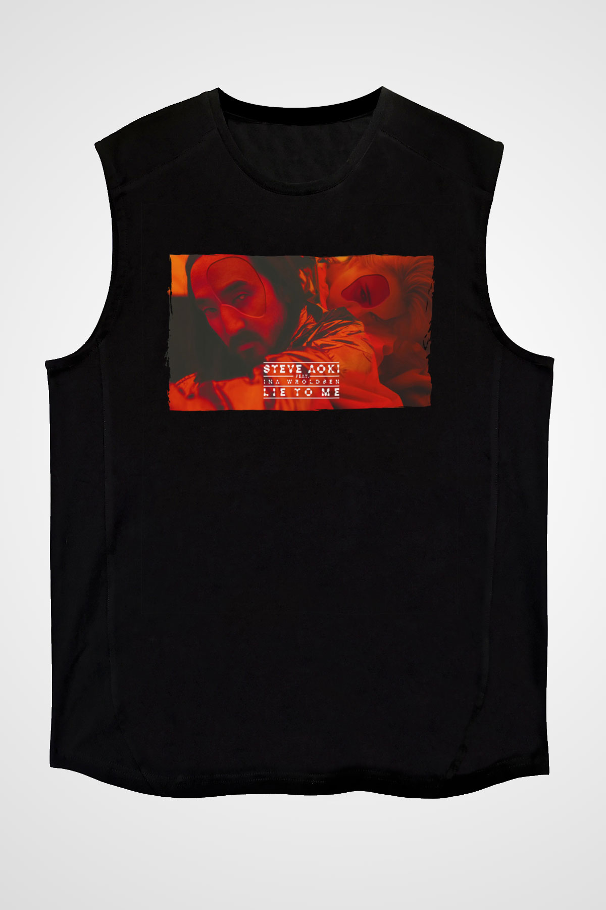 Steve Aoki Siyah Unisex Kolsuz Tişört