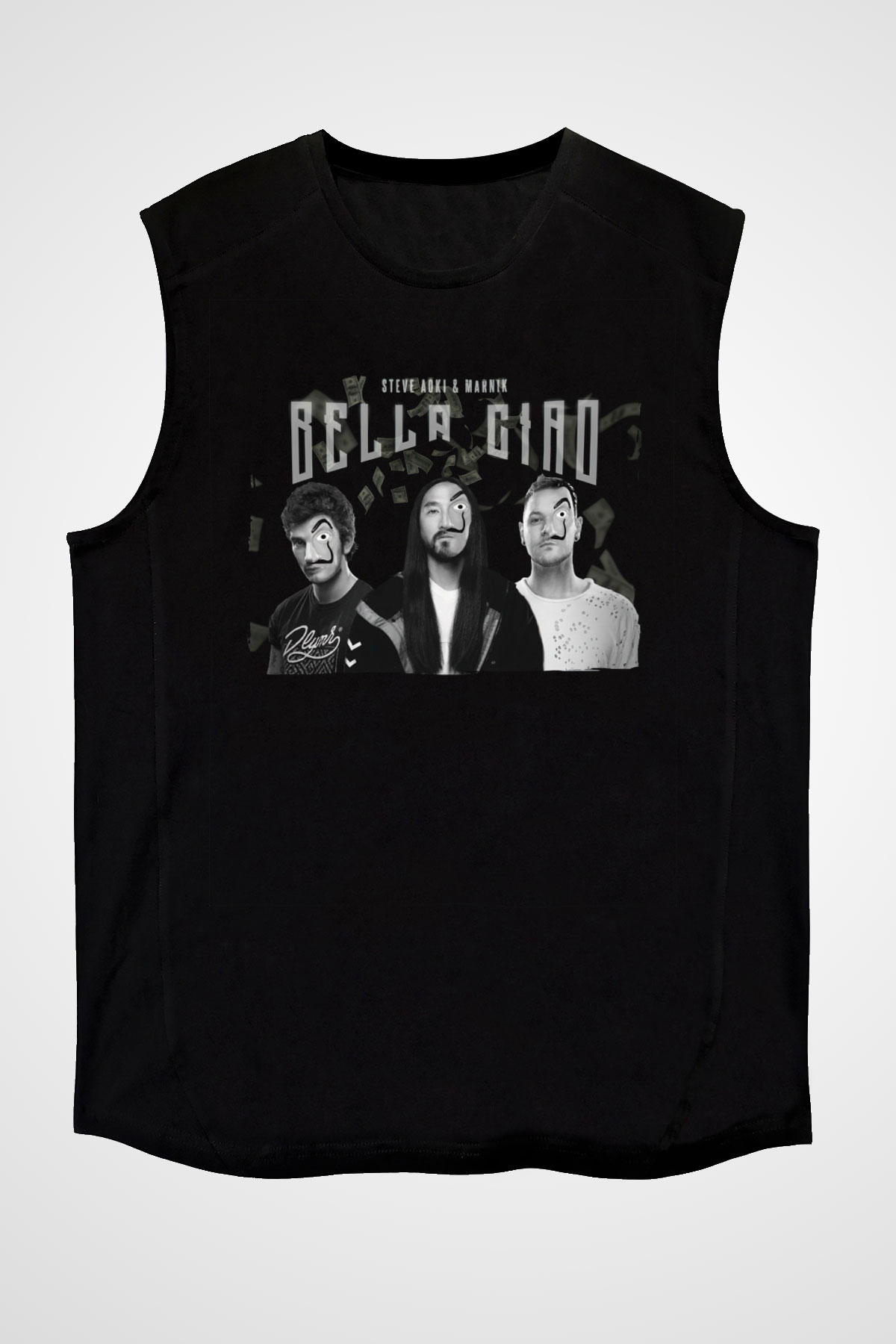 Steve Aoki Siyah Unisex Kolsuz Tişört